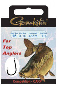 Gamakatsu előkötött BKS-3310B pontyozó horog 10-es Gamakatsu előkötött BKS-3310B pontyozó horog 10-es