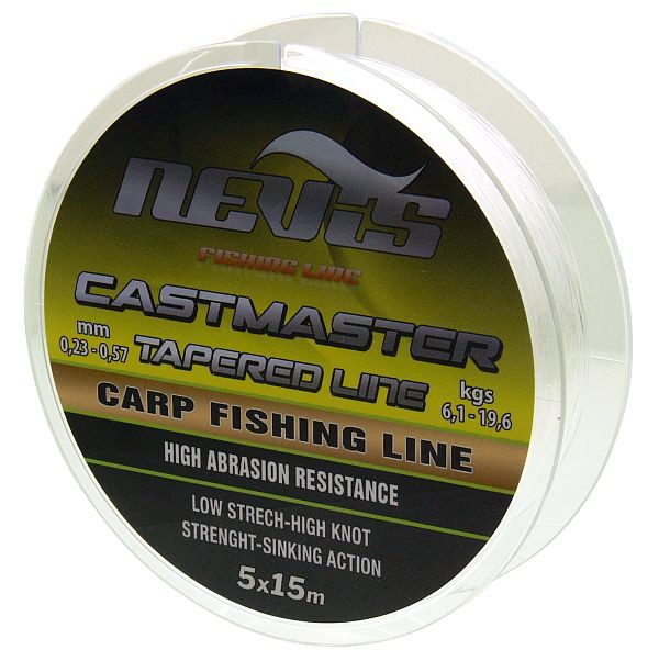 Nevis Castmaster Tapered Line 5x15m 0.30-0.57mm Nevis Castmaster Tapered Line 5x15m 0.30-0.57mm