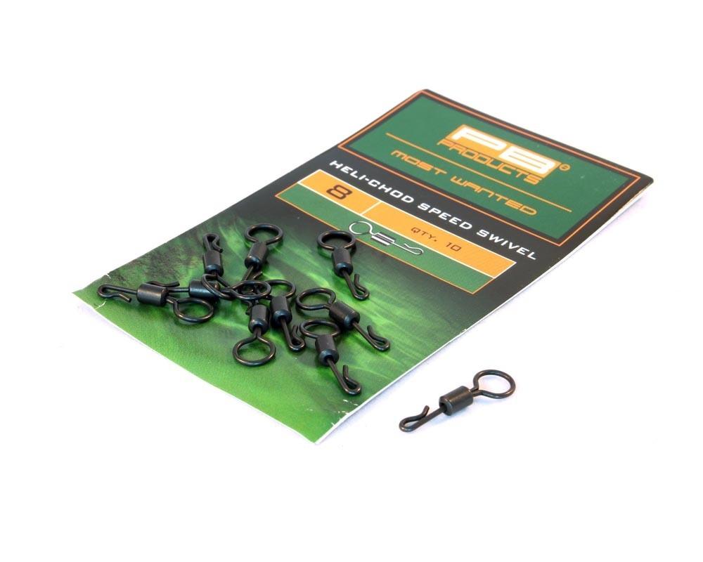 PB Products Heli-Chod Speed Swivel - karikás gyorskapcsos forgó PB Products Heli-Chod Speed Swivel - karikás gyorskapcsos forgó