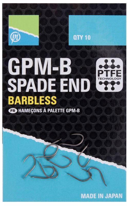 PRESTON GPM-B SPADE END HOOKS BARBLESS 20 PRESTON GPM-B SPADE END HOOKS BARBLESS 20