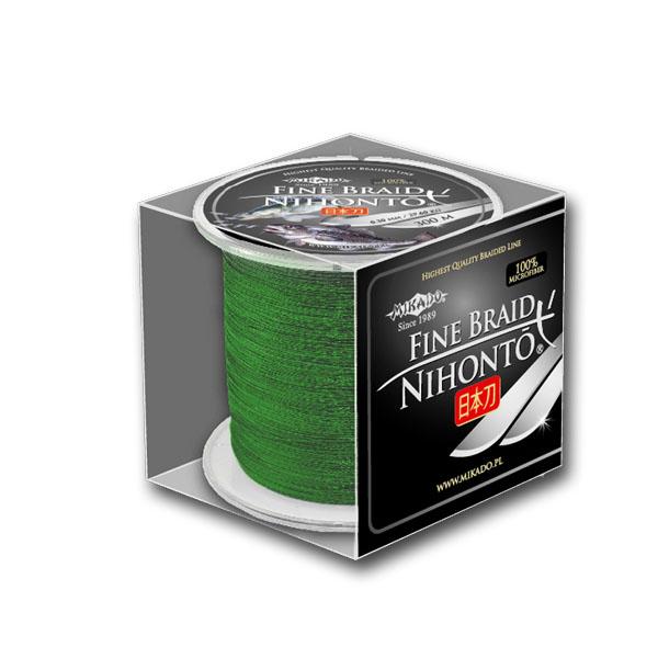 MIKADO Nihonto Fine Braid Green fonott 0,20mm 300m MIKADO Nihonto Fine Braid Green fonott 0,20mm 300m
