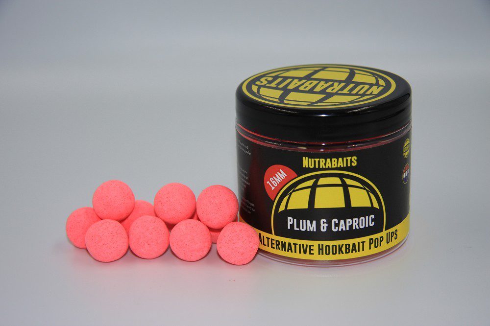 Nutrabaits - Plum & Caproic Alternative Hookbaits - Pop-Up Nutrabaits - Plum & Caproic Alternative Hookbaits - Pop-Up - 16mm