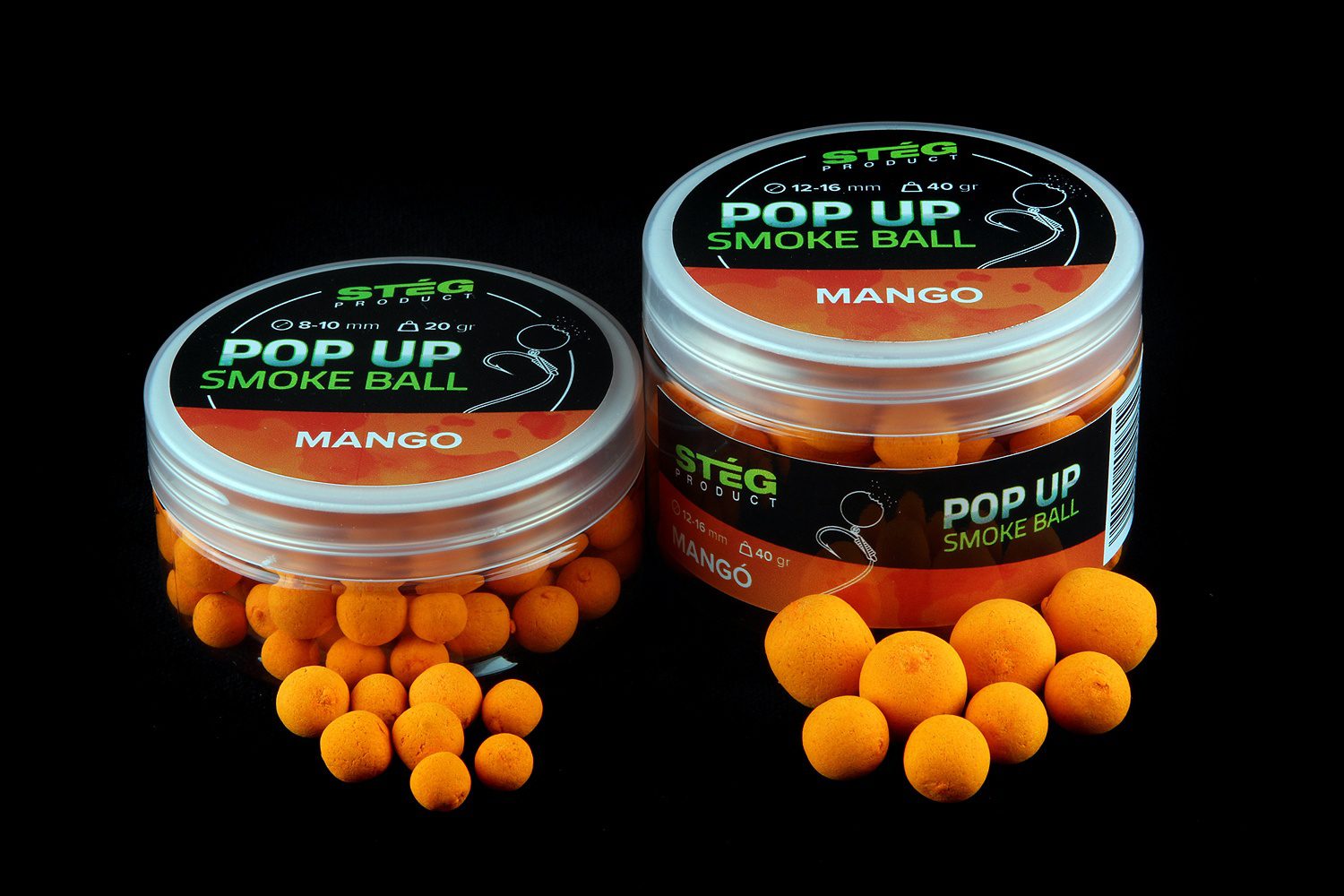 Stég Product Pop Up Smoke Ball 12-16 mm MANGO 40gr Stég Product Pop Up Smoke Ball 12-16 mm MANGO 40gr