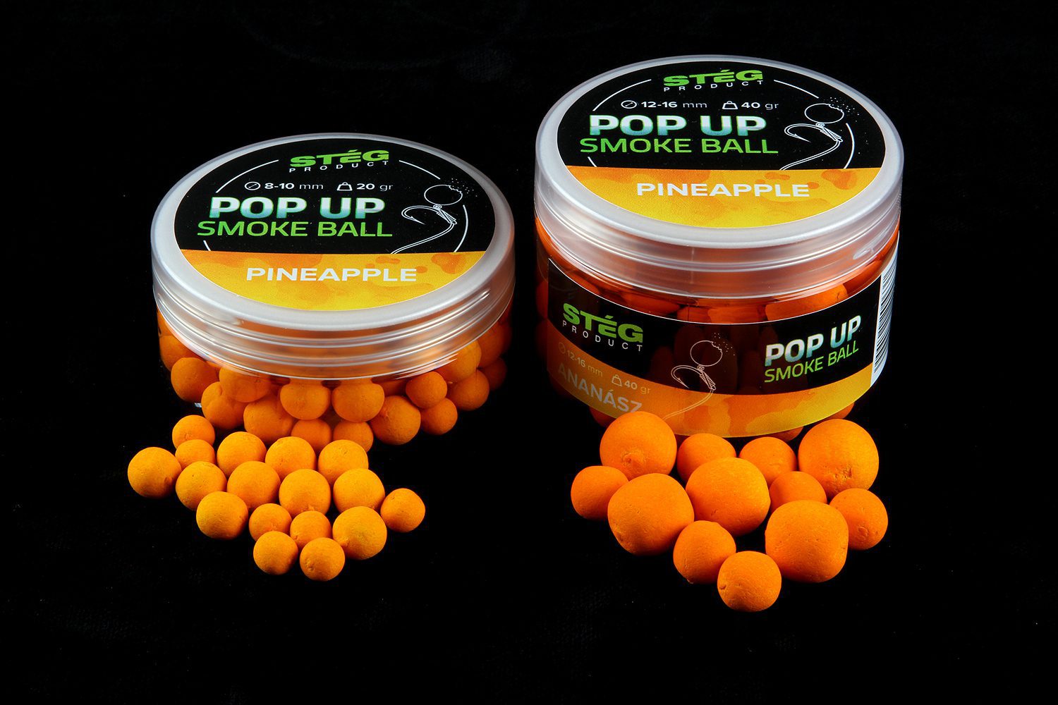 Stég Product Pop Up Smoke Ball 12-16 mm PINEAPPLE 40gr Stég Product Pop Up Smoke Ball 12-16 mm PINEAPPLE 40gr