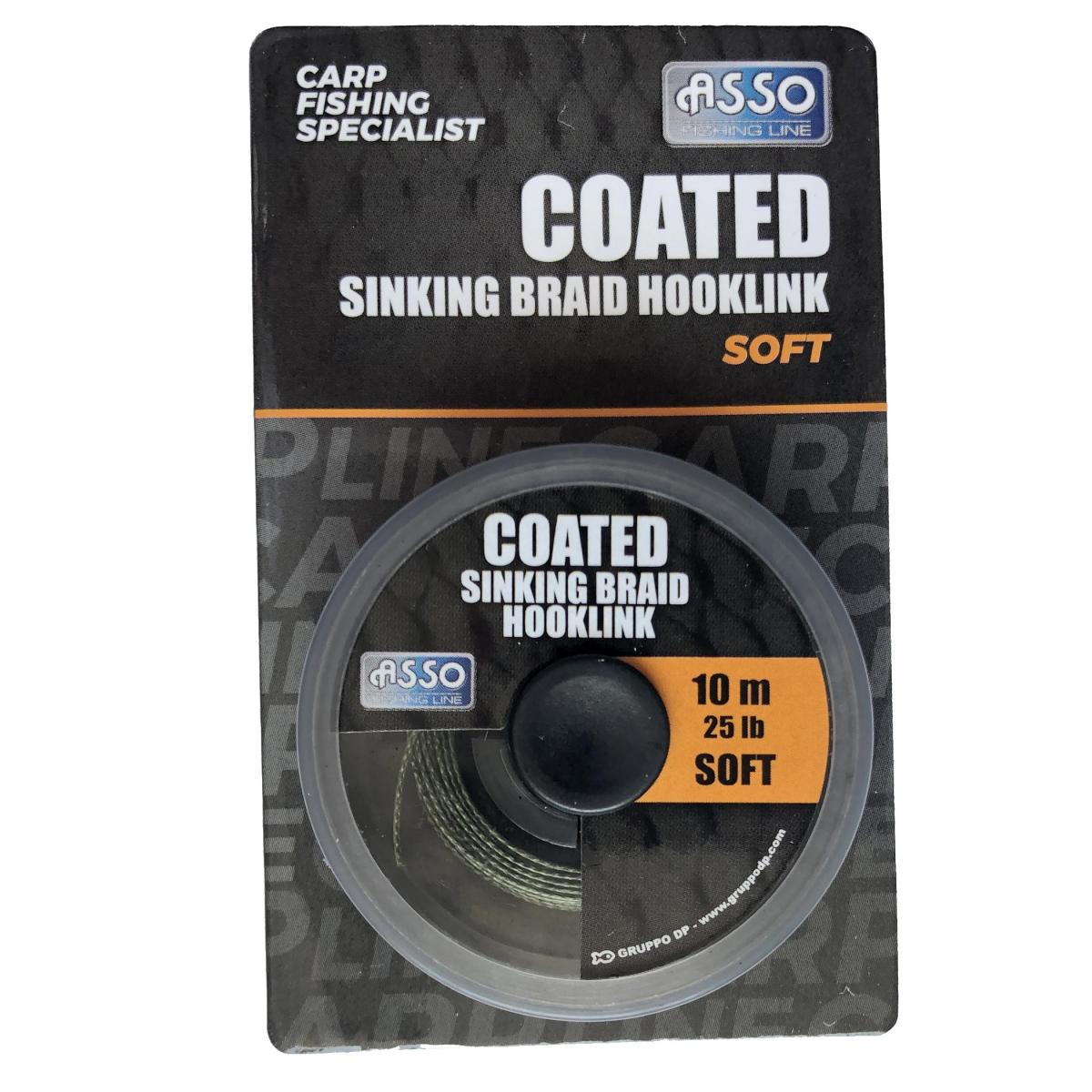 15321_na ASSO COATED SINKING BRAID SOFT 10M 25LBS